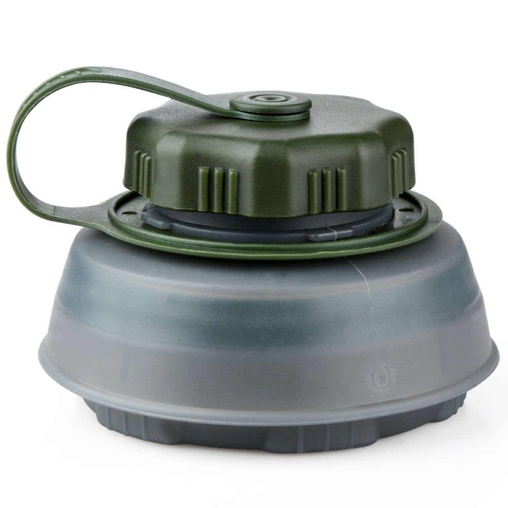 Camping Cooking Tin - 750ml Zusammenklappbare TPU-Wasserflasche Langlebiger Leichter Wasserbehälter