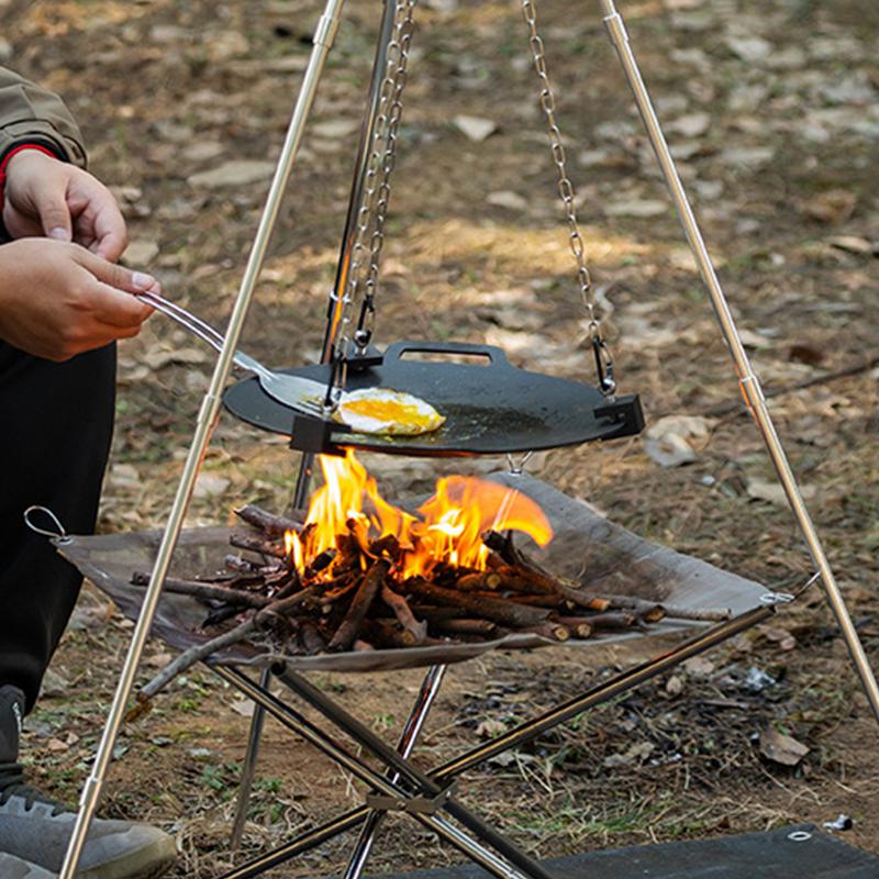 Camping Cooking One Pot - Outdoor Lagerfeuer Stativ Tragbare Camping Picknick