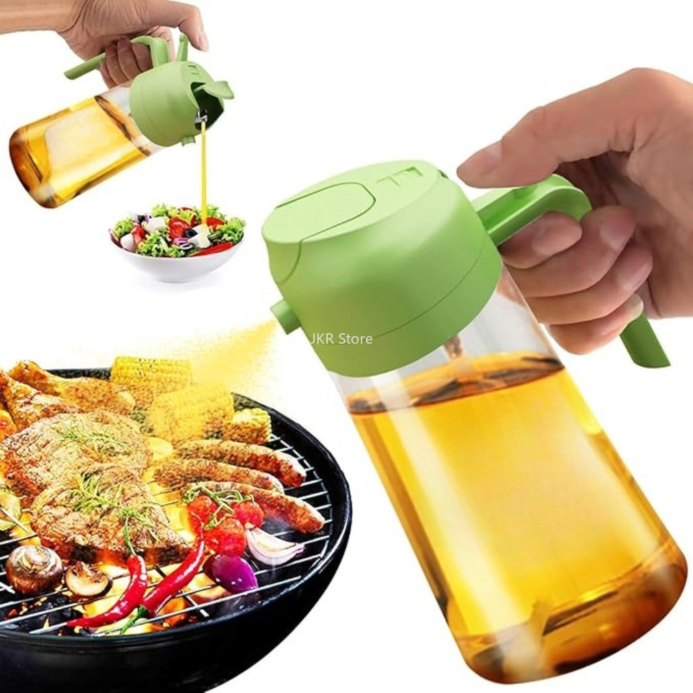 Camping With Cooking - 2-in-1 Olivenöl-Sprühflasche mit großem Fassungsvermögen, Sprüh-