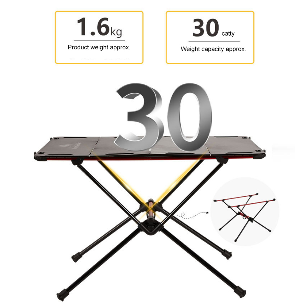 Camping Cooking Lightweight - Klappbarer Campingtisch Leichter Outdoor-Klapptisch aus Aluminiumlegierung
