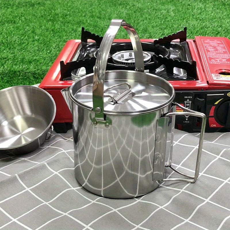 Camping Cooking Mug - 1 x kompakter und tragbarer 1,2