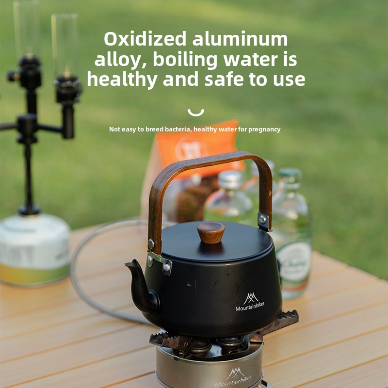 Camping Cooking Lightweight - MOUNTAINHIKER Neuer 1,1L Leichter Tragbarer Aluminiumlegierungs-Outdoor-Camping-Reisekessel