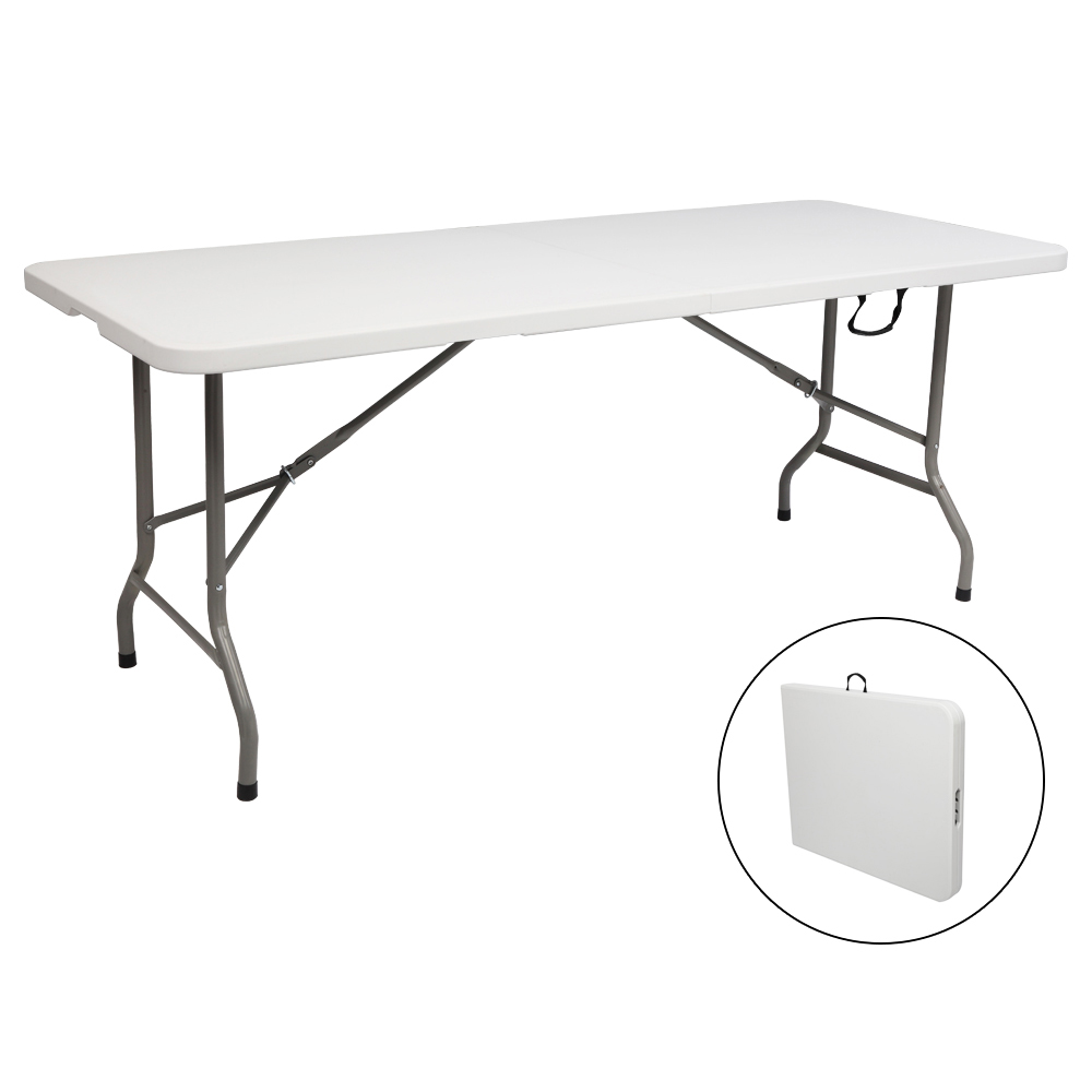 Camping Cooking Table Foldable - Klappbarer rechteckiger Esstisch für den Außenbereich,