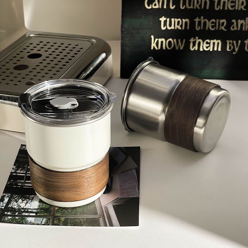 Camping Cooking Mug - Edelstahl Kaffee Camping becher mit Deckel