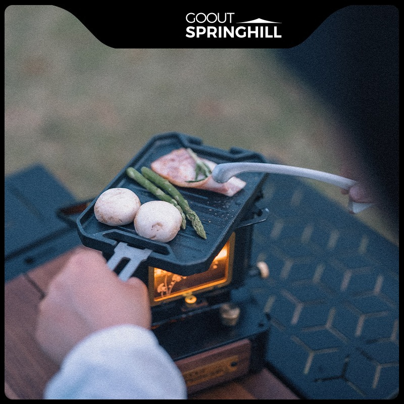 Camping Cooking Stove - COOUT SPRINGHILL Outdoor Mini-Grillpfanne Leichter Camping