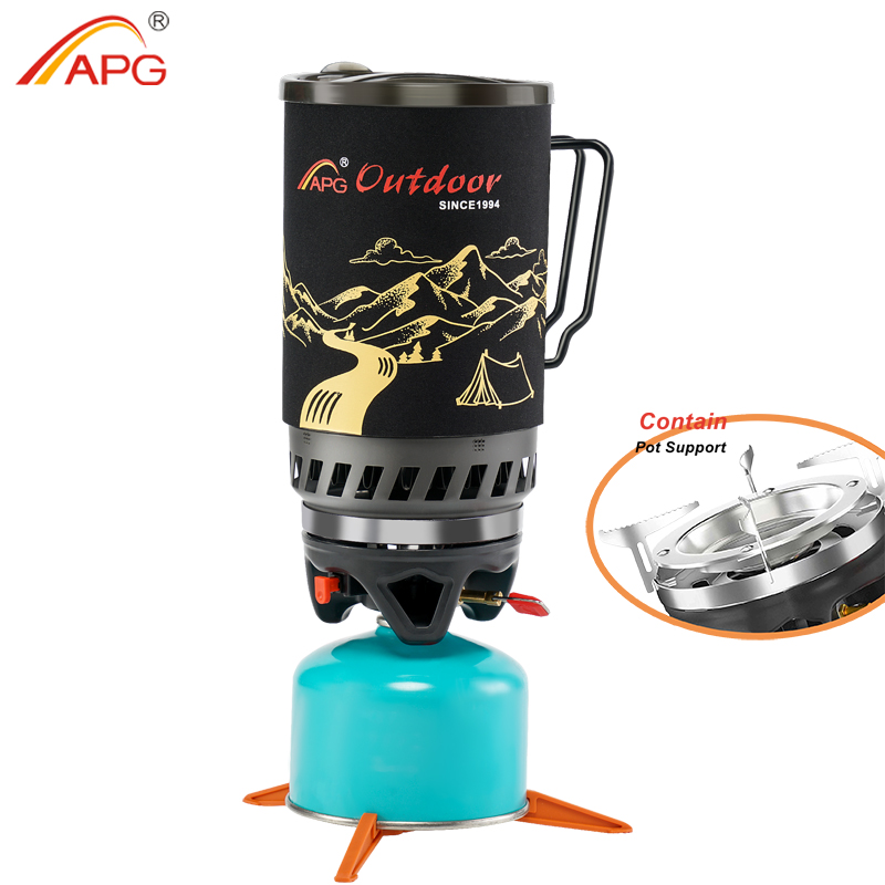 Camping Cooking One Pot - APG Tragbares 1400 ml Kochsystem für