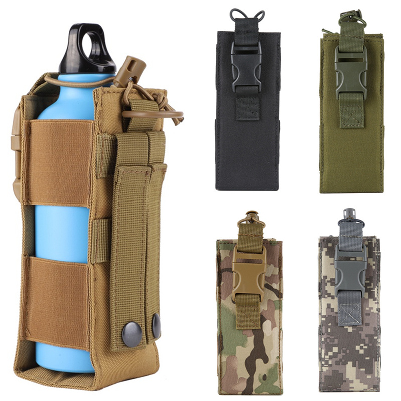 Camping Cooking Tin - Molle Wasserflaschenhalter Tasche für Outdoor-Sport, Reiten,