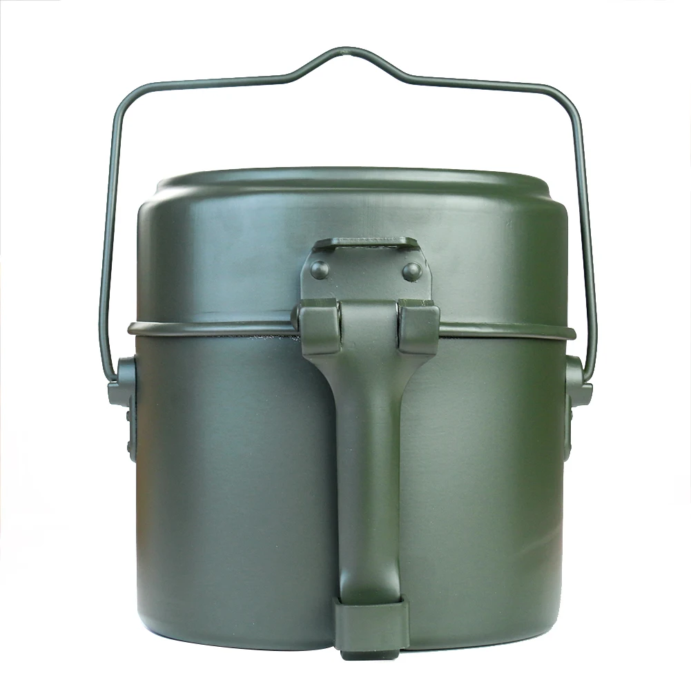 Camping Cooking Lightweight - Tragbares Legierungs-Topf- und Schüssel-Set, Leichtgewichtiges Langlebiges
