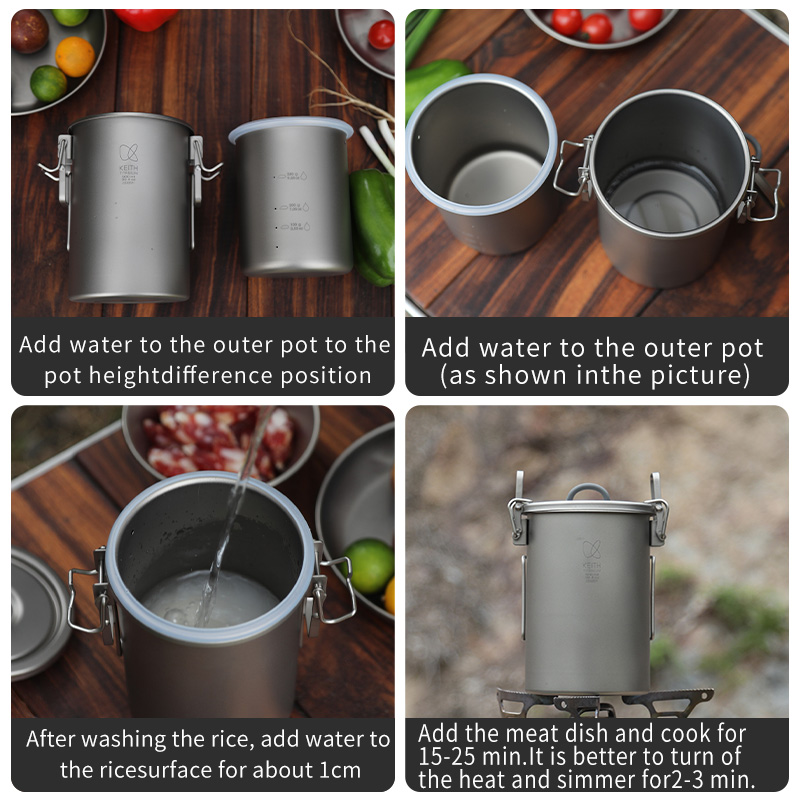 KEITH Reiskocher aus reinem Ti – Camping Cooking Tin Bewertung und Preis