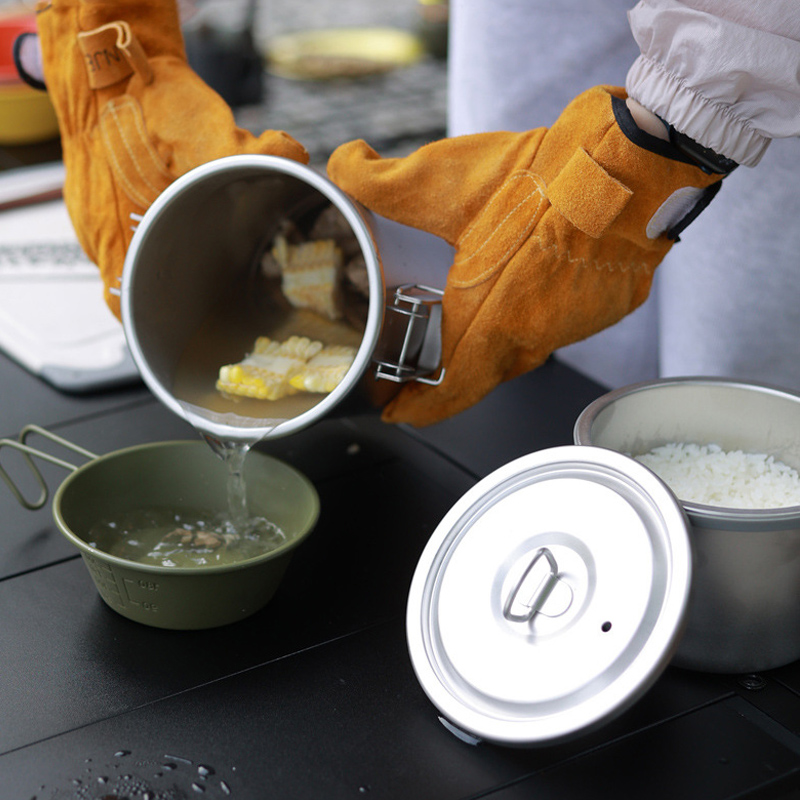 Kochtopf zum Kochen im Freien, – Camping Cooking One Pot Bewertung und Preis