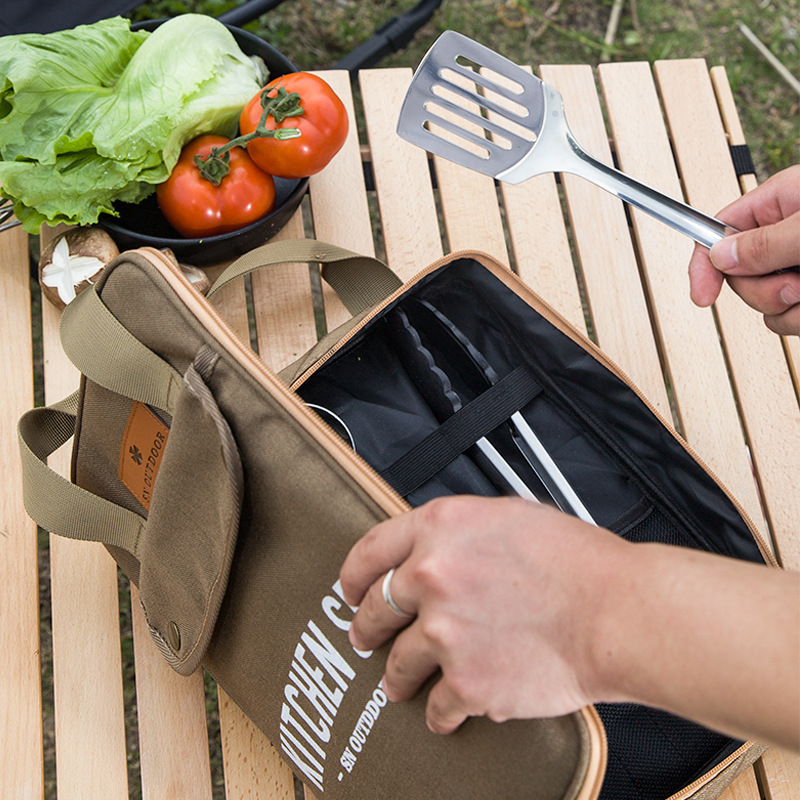 8-teiliges Camping-Kochgeschir – Camping Cooking Set With Bag Bewertung und Preis
