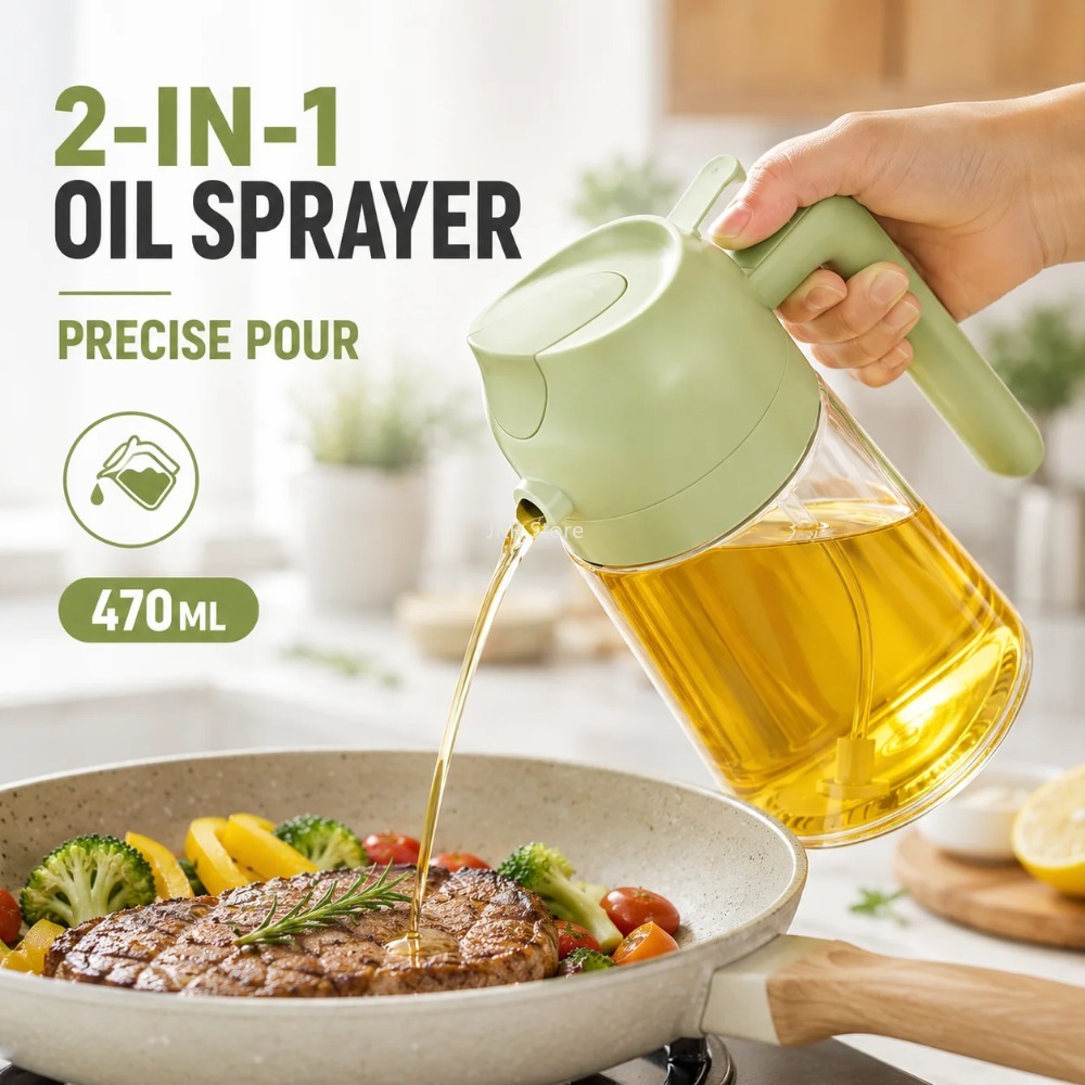 2-in-1 Olivenöl-Sprühflasche m – Camping With Cooking Bewertung und Preis