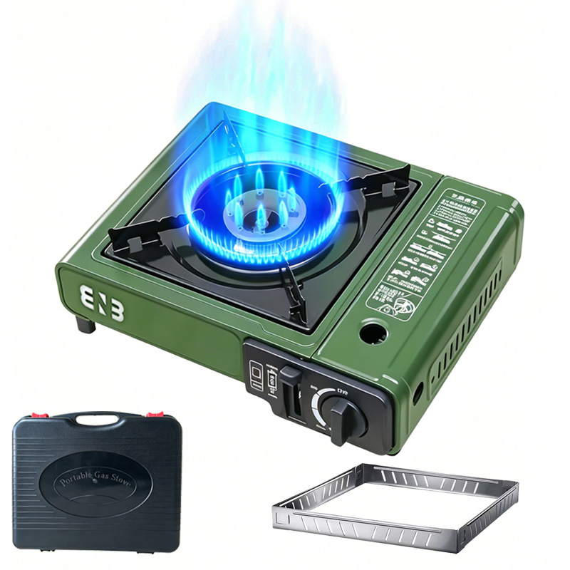 Tragbarer Butankocher, kompakt – Camping Cooking Kit Box Bewertung und Preis