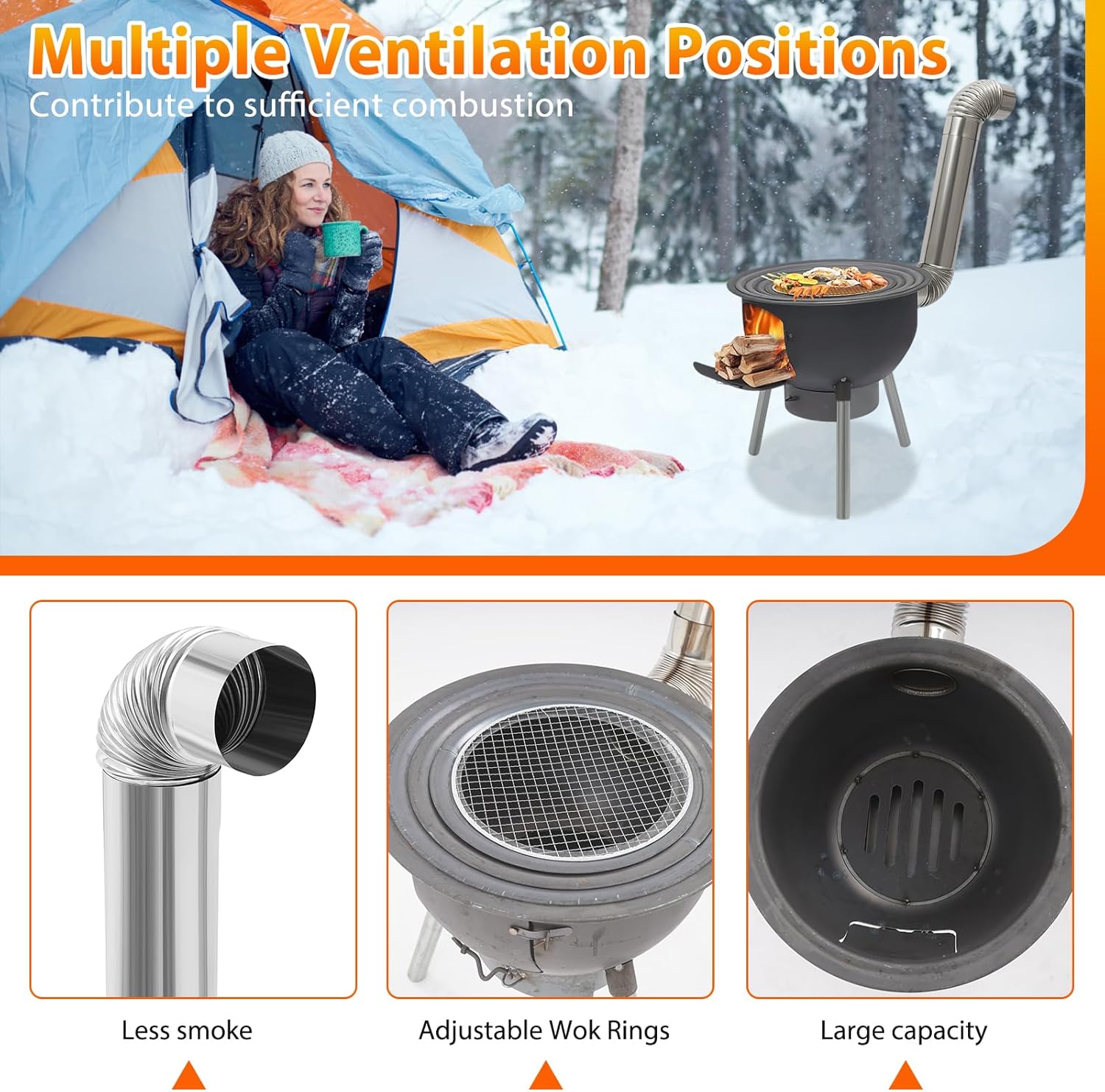 Tragbarer Holzofen für Camping – Camping Cooking Stove Bewertung und Preis