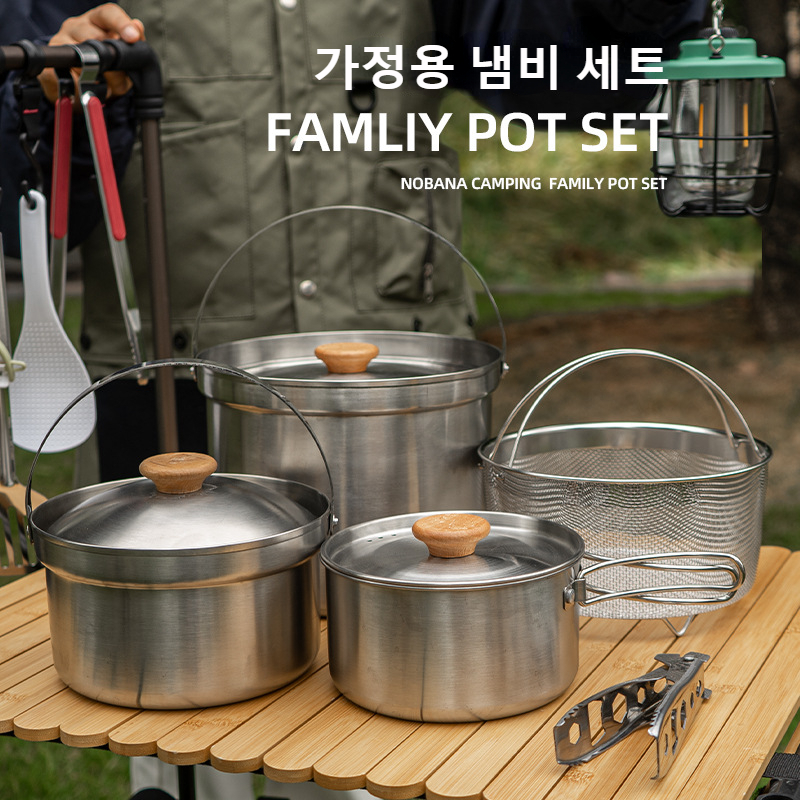 NOBANA Neueste Outdoor Edelsta – Camping Cooking Set With Bag Bewertung und Preis