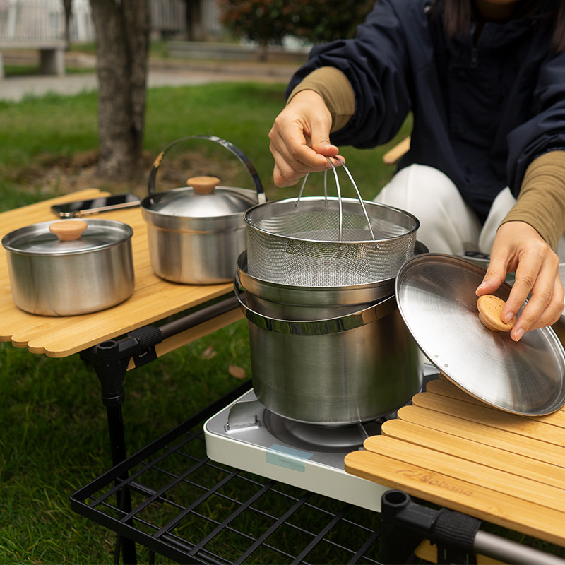 NOBANA Neueste Outdoor Edelsta – Camping Cooking Set With Bag Bewertung und Preis