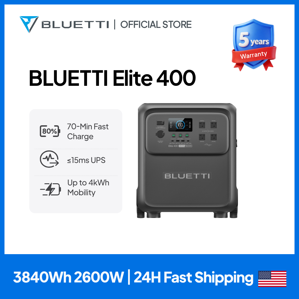 BLUETTI Elite 400 2600W 3840Wh – Camping Cooking Tin Bewertung und Preis