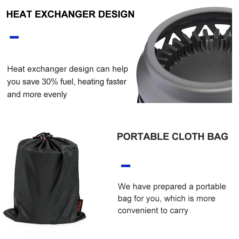 Widesea Herdbrenner, Touristen – Camping Cooking One Pot Bewertung und Preis