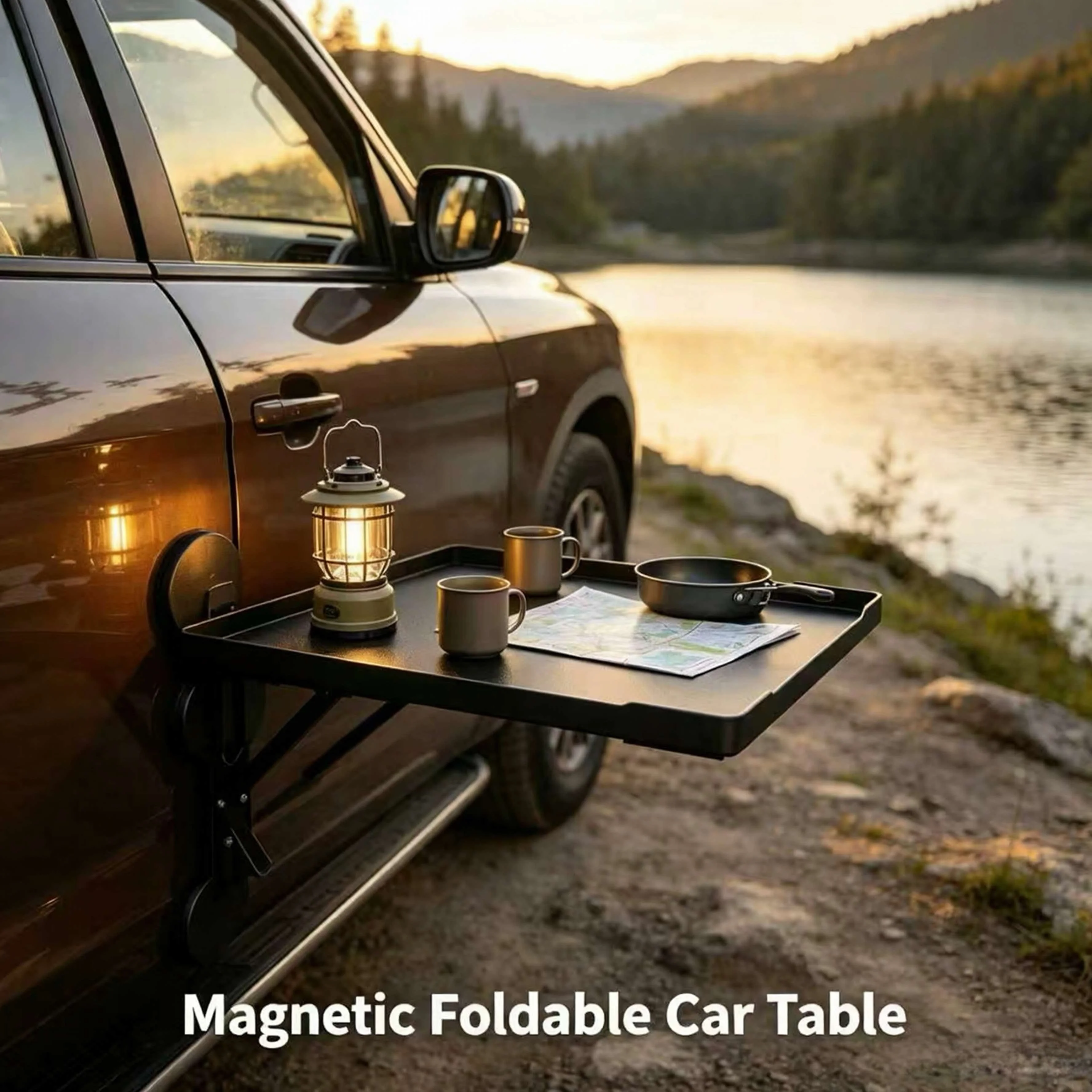 Tragbarer Auto-Seitentür-Hänge – Camping Cooking Table Foldable Bewertung und Preis