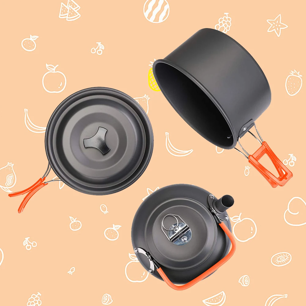 Camping-Kochgeschirr-Set, Wass – Camping Cooking Lightweight Bewertung und Preis