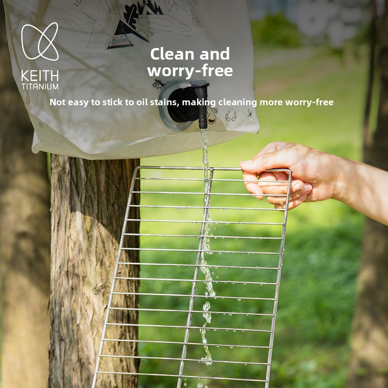 KEITH Grillnetz aus reinem Tit – Camping Cooking Lightweight Bewertung und Preis